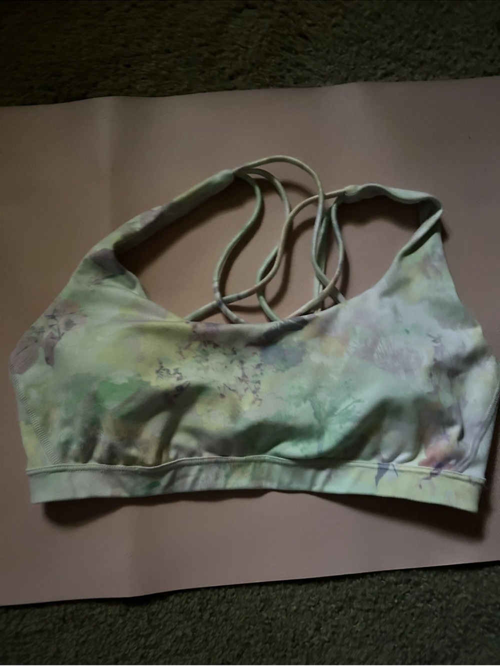 Victoria's Secret VSX Branded Strap Sports Bra NWOT Sz L multi color - Picture 5 of 12